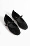 Stone Women's Ballet Shoes with Buckle - 5
