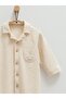 Baby Boy Overalls Natural Palm Series (1-3, 3-6 Months with Booties, 6-9, 9-12 Months Without Booties) - 4
