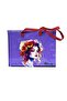 Purple Pvc Printed Beach Bag