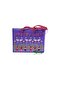 Purple Pvc Printed Beach Bag