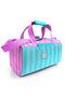 Turquoise Pink Striped Sports Bag 27521