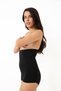 Women's Black Recovery High Waist Silicone Laser Cut Slip Corset - 3