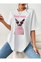 Unisex Stylish Comfortable Oversize Cotton Crew Neck T-Shirt with Special Design Code 26269 - 6