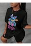 Unisex Stylish Comfortable Oversize Cotton Crew Neck T-Shirt with Special Design Code 34390 - 3