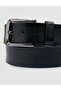 100% Genuine Leather Black Men's Classic Belt - 2
