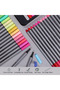 Betterfine Fineliner Fine Tip Felt-Tip Colored Paint Pen Mandala 0.4 mm 24-Piece Metal Box - 6