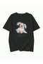 Unisex Stylish Comfortable Oversize Cotton Crew Neck T-Shirt with Special Design Code 31714 - 4