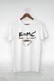 Vtshirt أبيض - للجنسين - E=mc رسم توضيحي للقهوة - Y-060