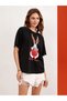 Unisex Stylish Comfortable Oversize Cotton Crew Neck T-Shirt with Special Design Code 34231 - 4