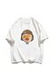 Unisex Stylish Comfortable Oversize Cotton Crew Neck T-Shirt with Special Design Code 30204 - 3