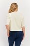 Women Sportswear Fit Short Sleeve Outdoor Top, Off-White - 2