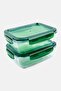 Set Of 2 Glass Storage Container, Transparent - 3