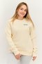 Women Sportswear Fit Long Sleeve Outdoor Sweatshirt, Beige
