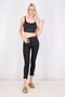 Women Slim Fit Regular Waist Stretchable Denim Jeans, Black - 3