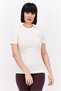 Women Sportswear Fit Short Sleeve Outdoor Top, Off White