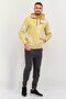 Men Sportswear Fit Long Sleeve Outdoor Sweatshirt, Sage Yellow - 4