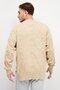 Men Sportswear Fit Embroidered Logo Sweatshirt, Beige - 2