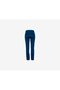 بنطلون نسائي ضيق سادة بقصّة Slim Fit، باللون الأزرق - 2