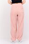 Women Regular Fit Textured Jogger Pants, Pink - 3