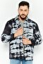 Men Tie Dye Long Sleeve Denim Jacket, Multicolor