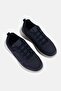 Men Lace Up Casual Shoes, Navy - 4