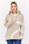 Women Tie Dye Long Sleeve Hoodie, Grey