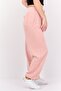 Women Regular Fit Textured Jogger Pants, Pink - 2