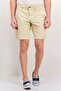 Men Solid Chino Shorts, Light Cream