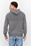 Men Hooded Long Sleeve Knitted Sweater, Grey - 4