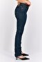 Women Perfect Fit Washed Stretchable Jeans, Navy - 2