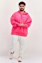 Men Hoodie Long Sleeve Brand Logo Sweatshirt, Pink - 4