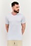 Men Sportswear Fit Short Sleeves Training T-shirt, Silver Mist