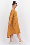 Women Sportswear Fit Quilted Outdoor Trench Coat, Brown - 4