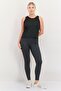 Women Sportswear Fit Sleeveless Training Top, Charcoal - 2