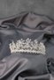Aren Bridal Henna Crown with Transparent Crystal Beads - 2