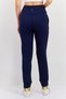 Women Sportswear Fit Yoga Jogger Pants, Navy - 3