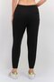 Women Regular Fit Solid Jogger Pants, Black - 3