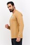Men Sportswear Fit Graphic Print Training T-Shirts, Tan - 2