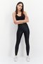 Women Sportswear Fit High Rise Running Leggings, Black - 4
