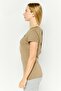 Women Sportswear Fit Short Sleeve Training T-Shirt, Grey - 2