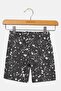 Toddlers Boy Splatter Paint Print Shorts, Grey - 2