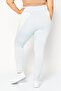 Women Sportswear Fit Pull On Training Leggings, Mint Green - 2