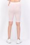 Women Brand Logo Legging Shorts, Pink - 4