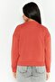 Women Crew Neck Graphic Long Sleeves Sweatshirt, Dark Brown - 4