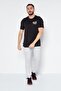 Men Sportswear Fit Short Sleeves Training T-shirt, Black - 2