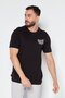 Men Sportswear Fit Short Sleeves Training T-shirt, Black