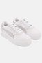 Women Cali Court Lth Lace Up Sports Shoes, White