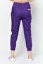 Women Regular Fit Solid Jogger Pants, Purple - 3