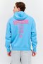 Men Sportswear Fit Graphic Long Sleeves Outdoor Hoodie, Dusty Aqua - 3