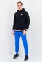 Men Sportswear Fit Long Sleeve Outdoor Hooded Sweatshirt, Black - 3